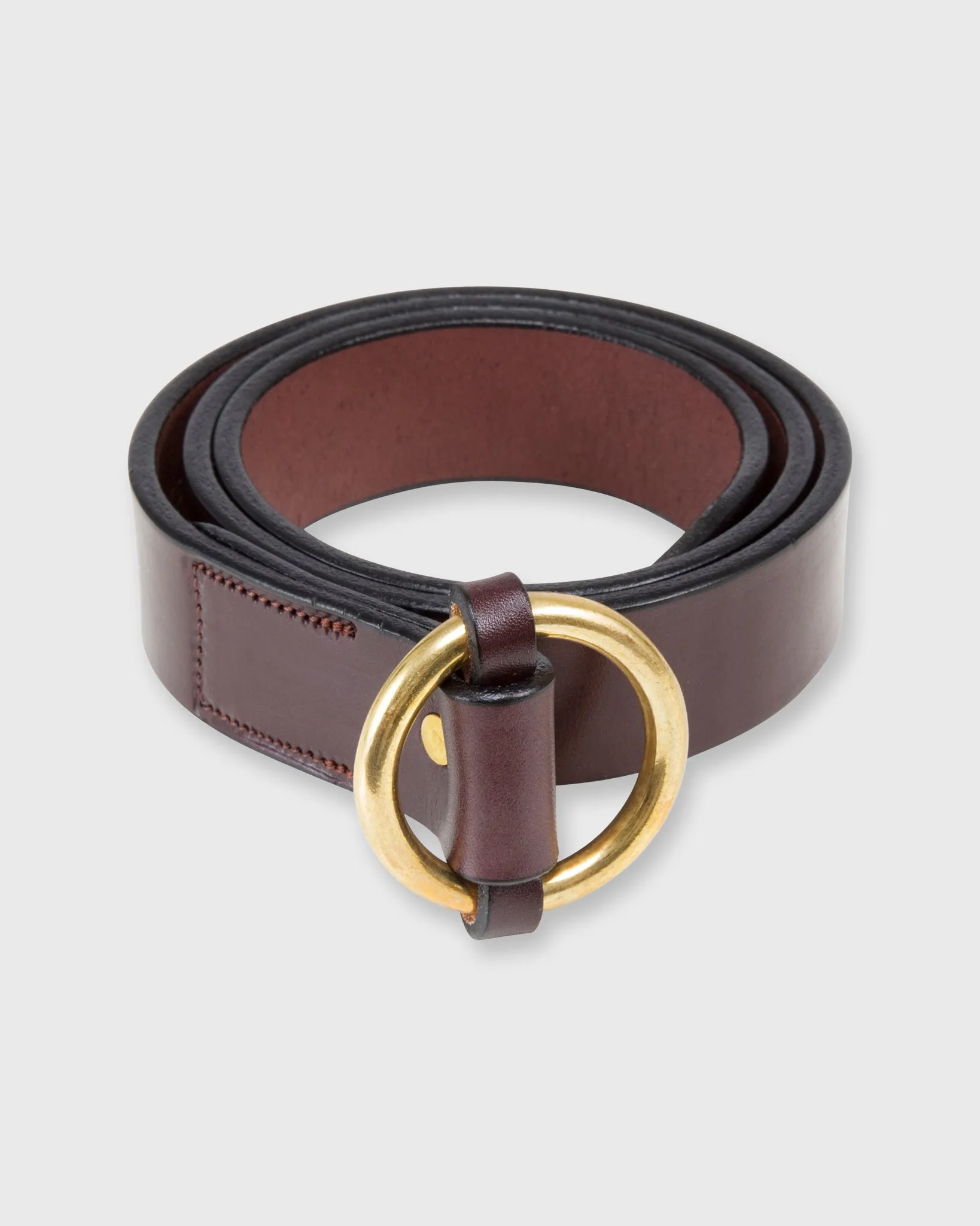 1.25" O-Ring Belt in Havana Bridle sold by Mashburn