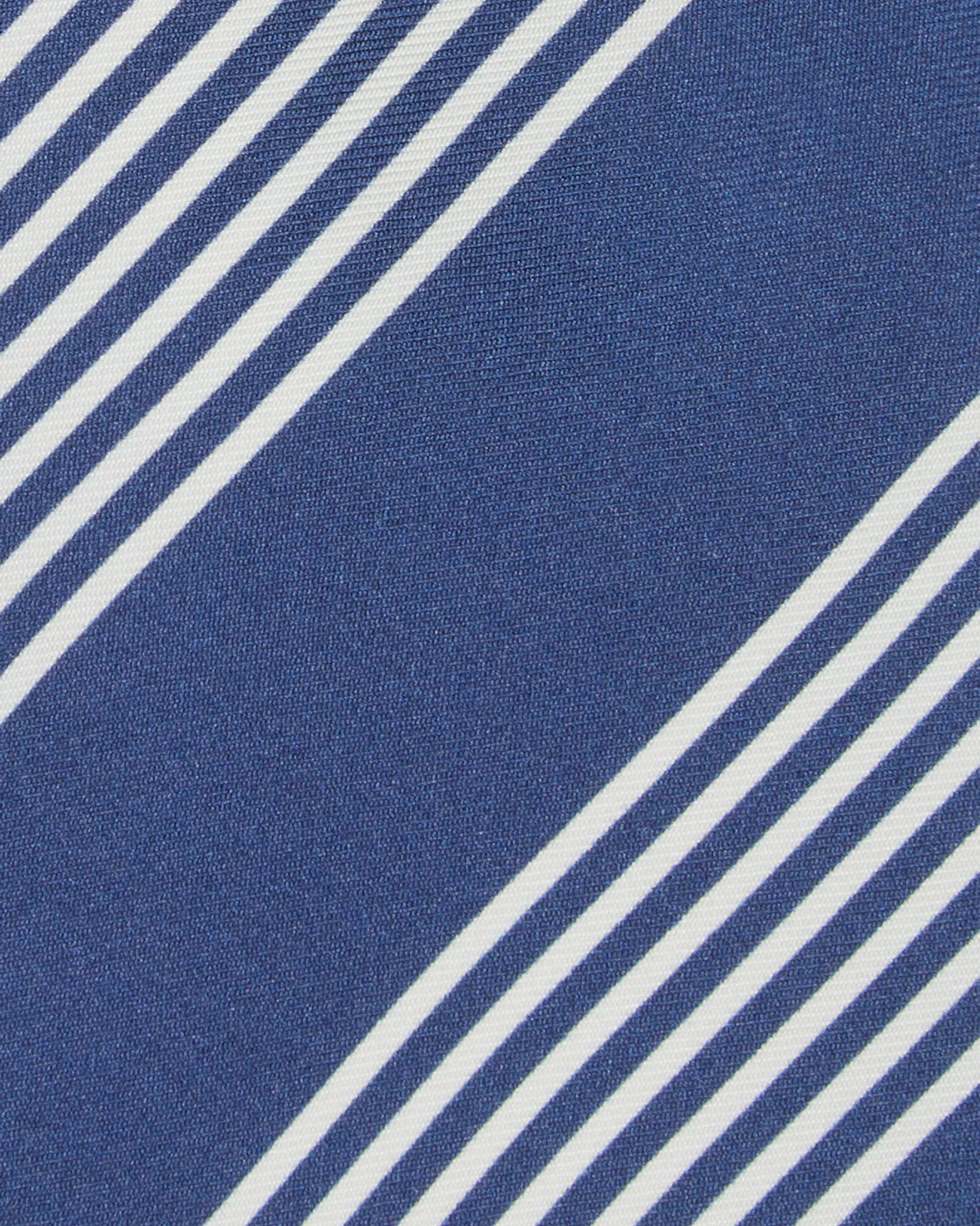 Silk Print Tie in Blue/White Stripe sold by Mashburn product image thumbnail 2