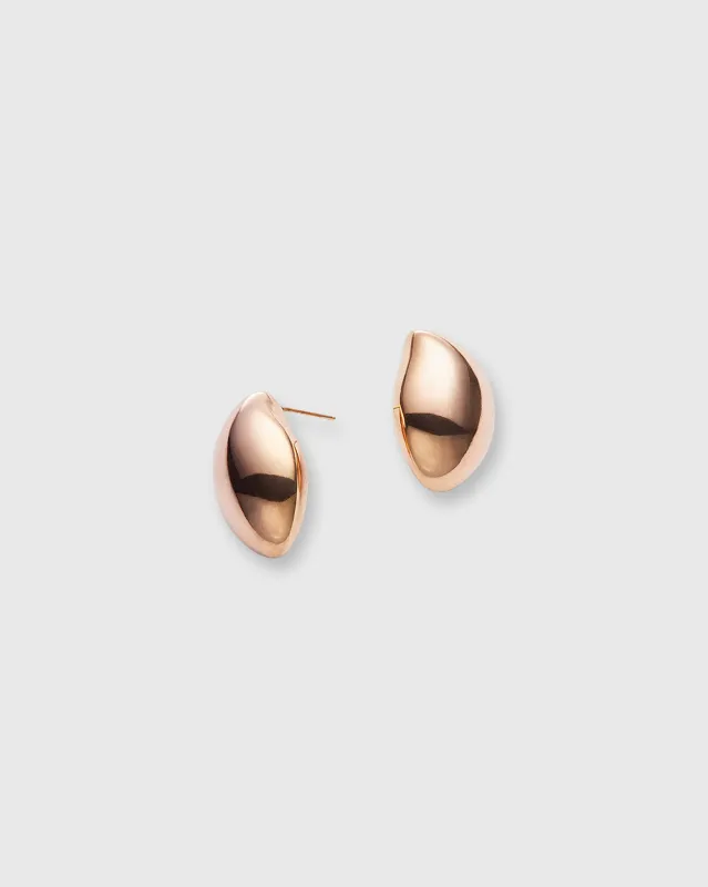Organic Shape Earrings in Gold sold by Mashburn