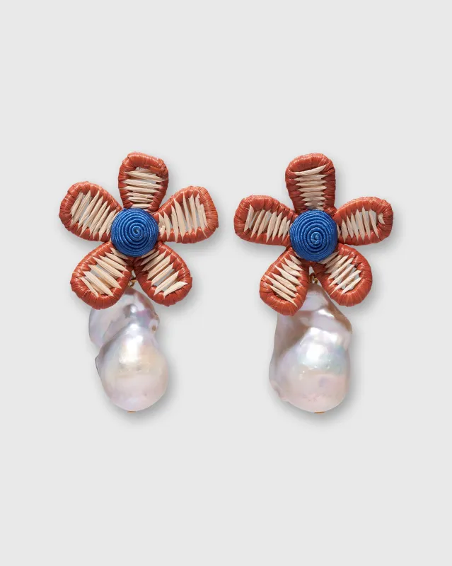 Crown Daisy Clip-On Earrings in Multi sold by Mashburn