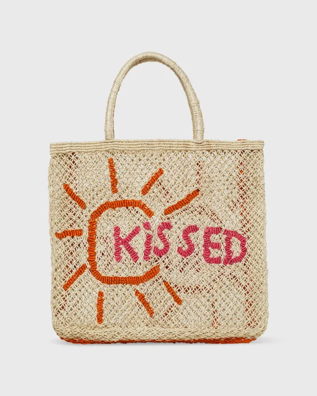 Large Sun Kissed Tote in Natural/Pink sold by Mashburn