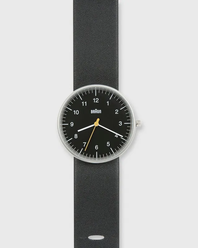 Classic Analog Watch in Black/Black made by Mashburn