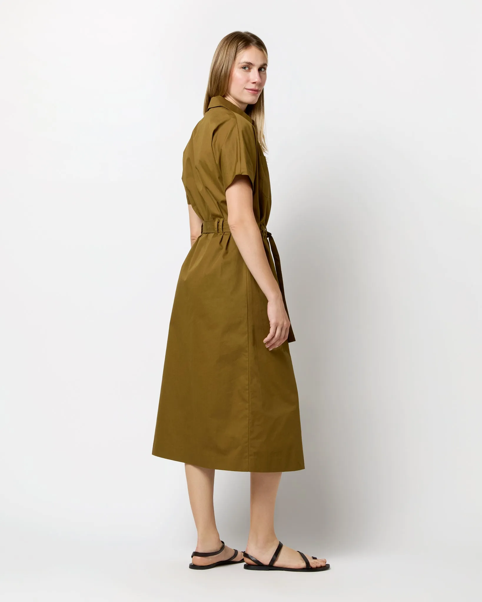 New Drew Dress in Tobacco sold by Mashburn product image thumbnail 4