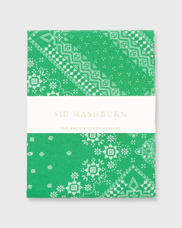 Bandana in Green Bandana Print sold by Mashburn