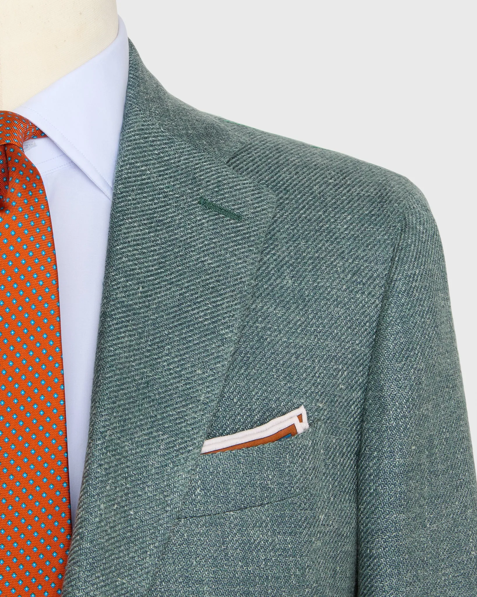 Virgil No. 3 Jacket in Lovat Hopsack sold by Mashburn product image thumbnail 2