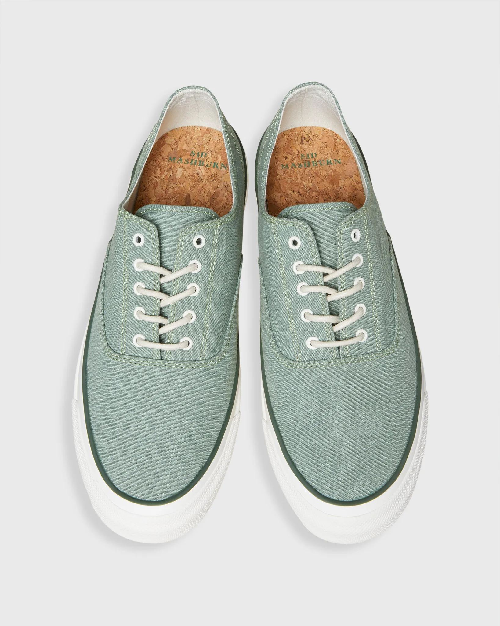 Quint Sneaker in Sage Canvas sold by Mashburn