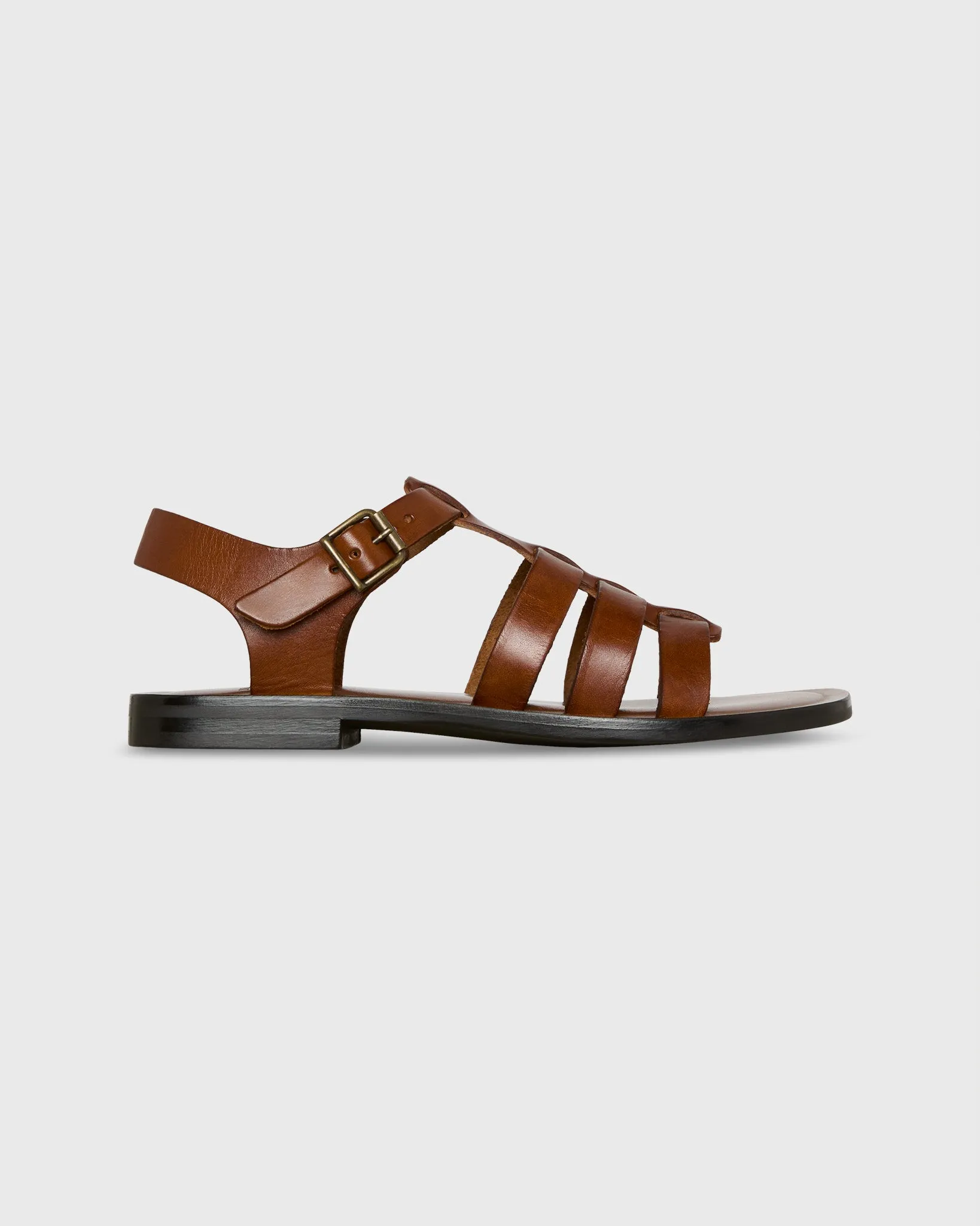 Joni Sandal in Tan Leather sold by Mashburn