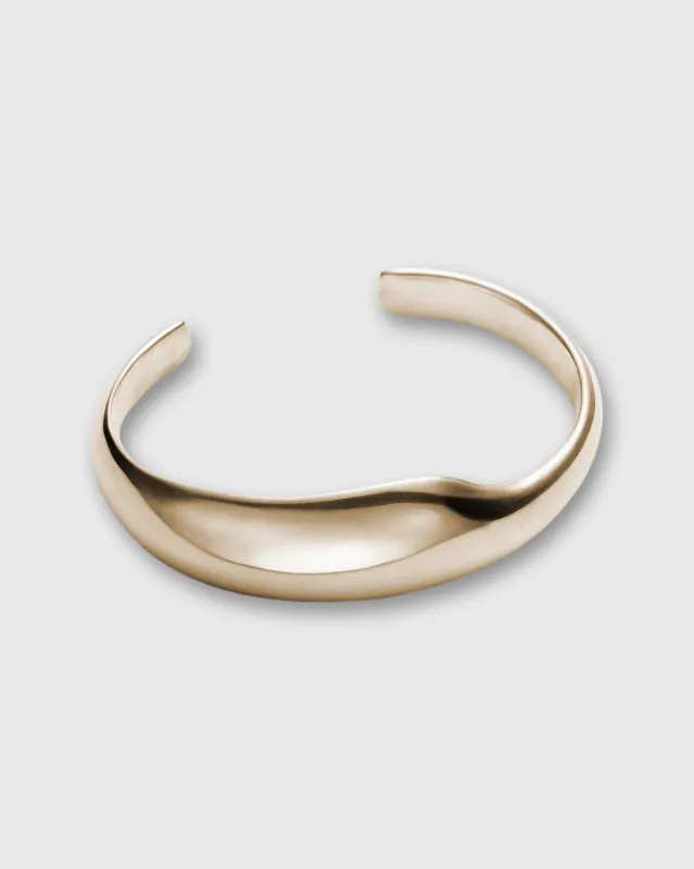 Oslo Cuff in Gold made by Mashburn