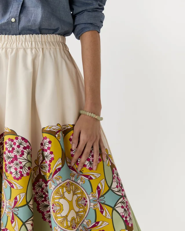 Semi Precious Beaded Bracelet in Aventurine Monochrome made by Mashburn