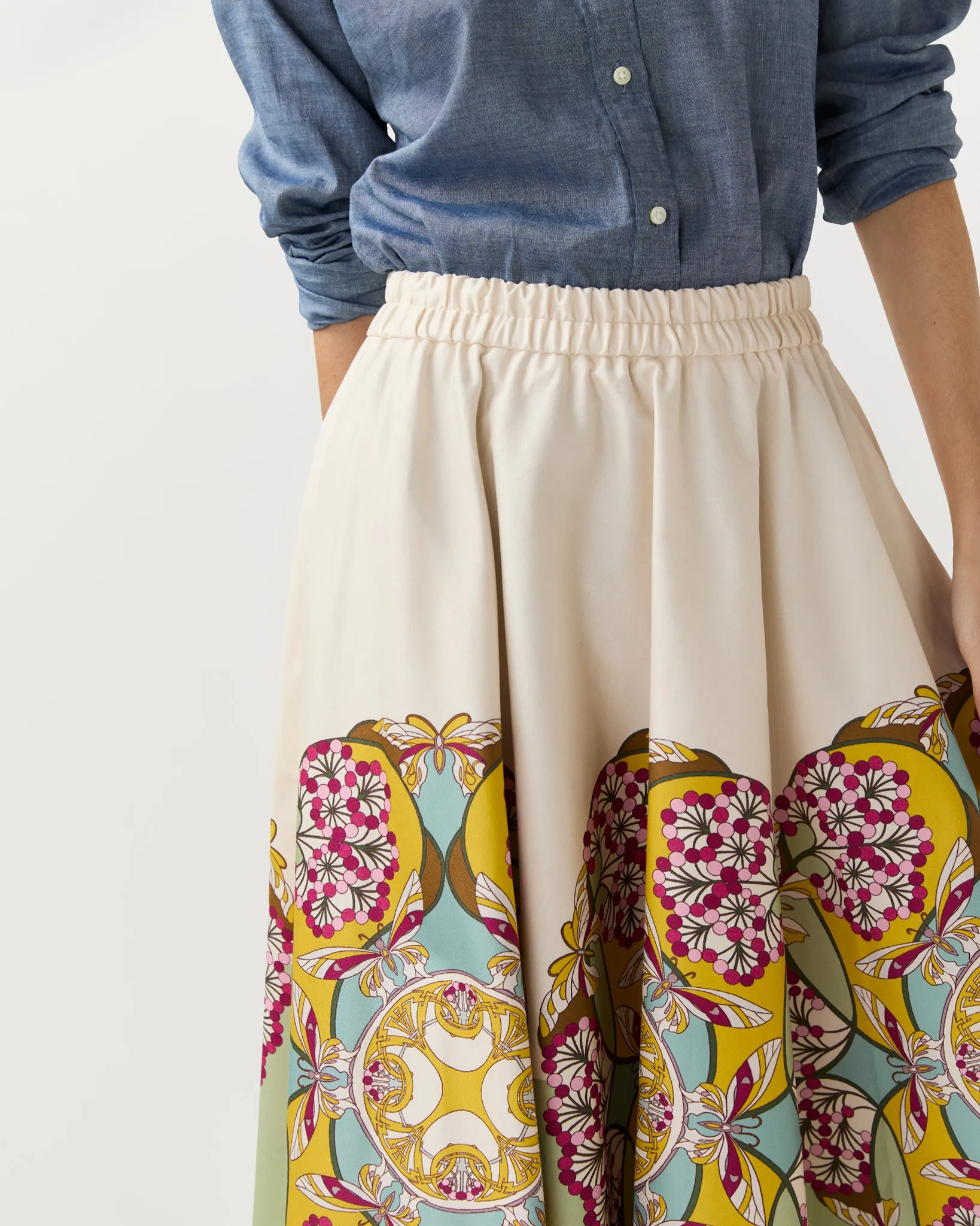 Ballerina Skirt in Florette Placée sold by Mashburn product image thumbnail 3