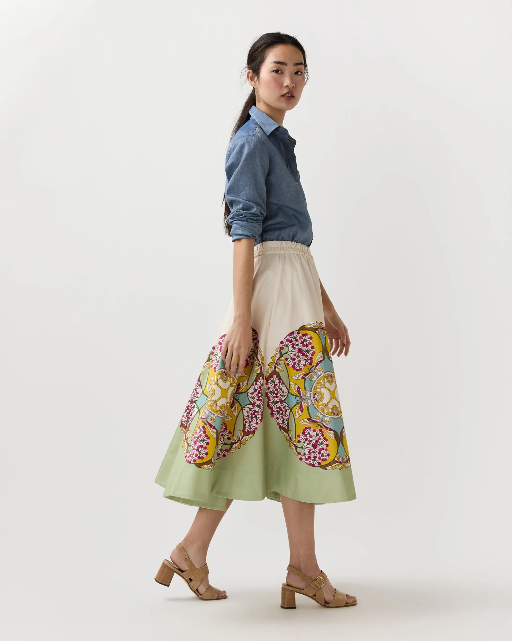 Ballerina Skirt in Florette Placée sold by Mashburn product image thumbnail 4