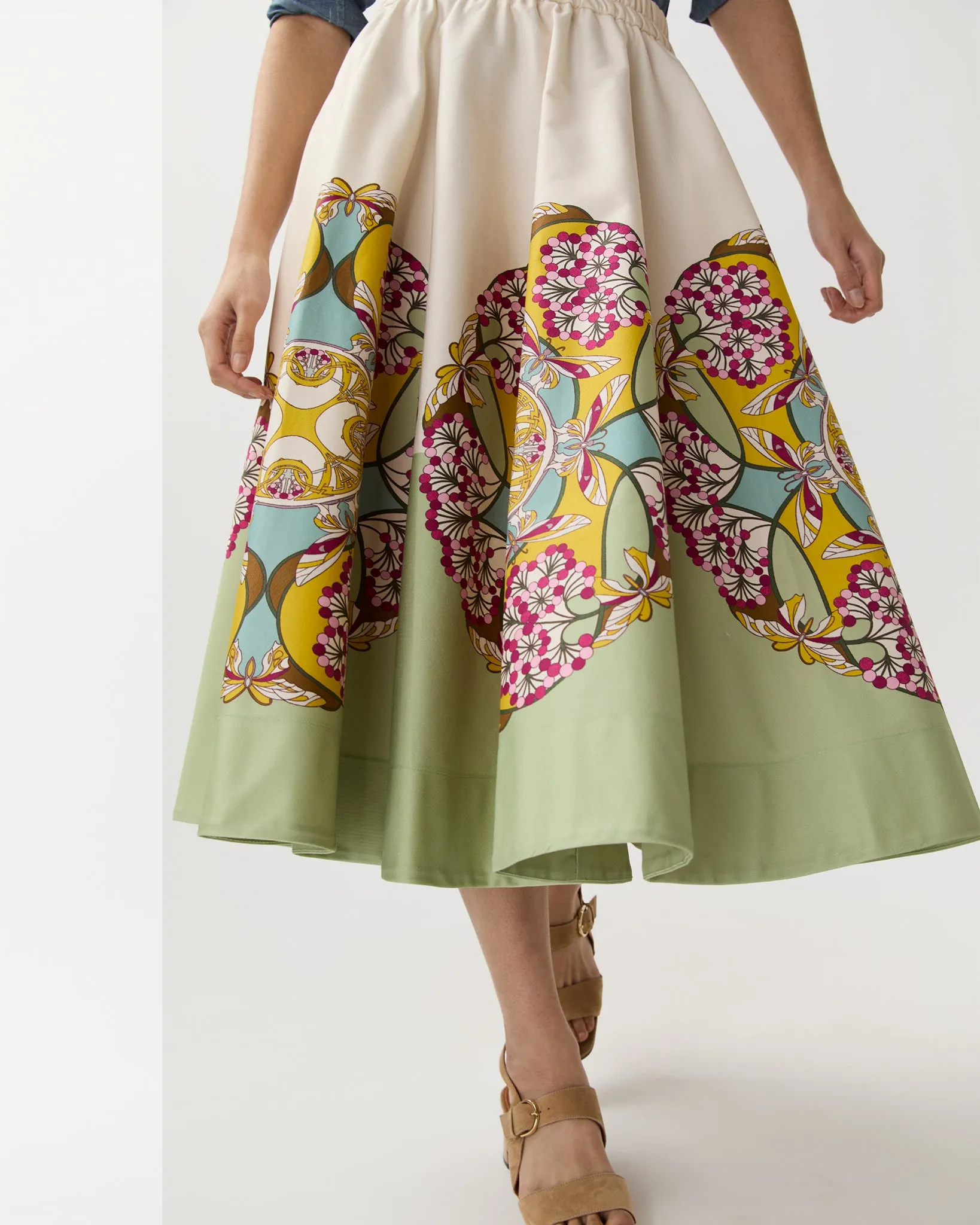 Ballerina Skirt in Florette Placée sold by Mashburn product image thumbnail 2
