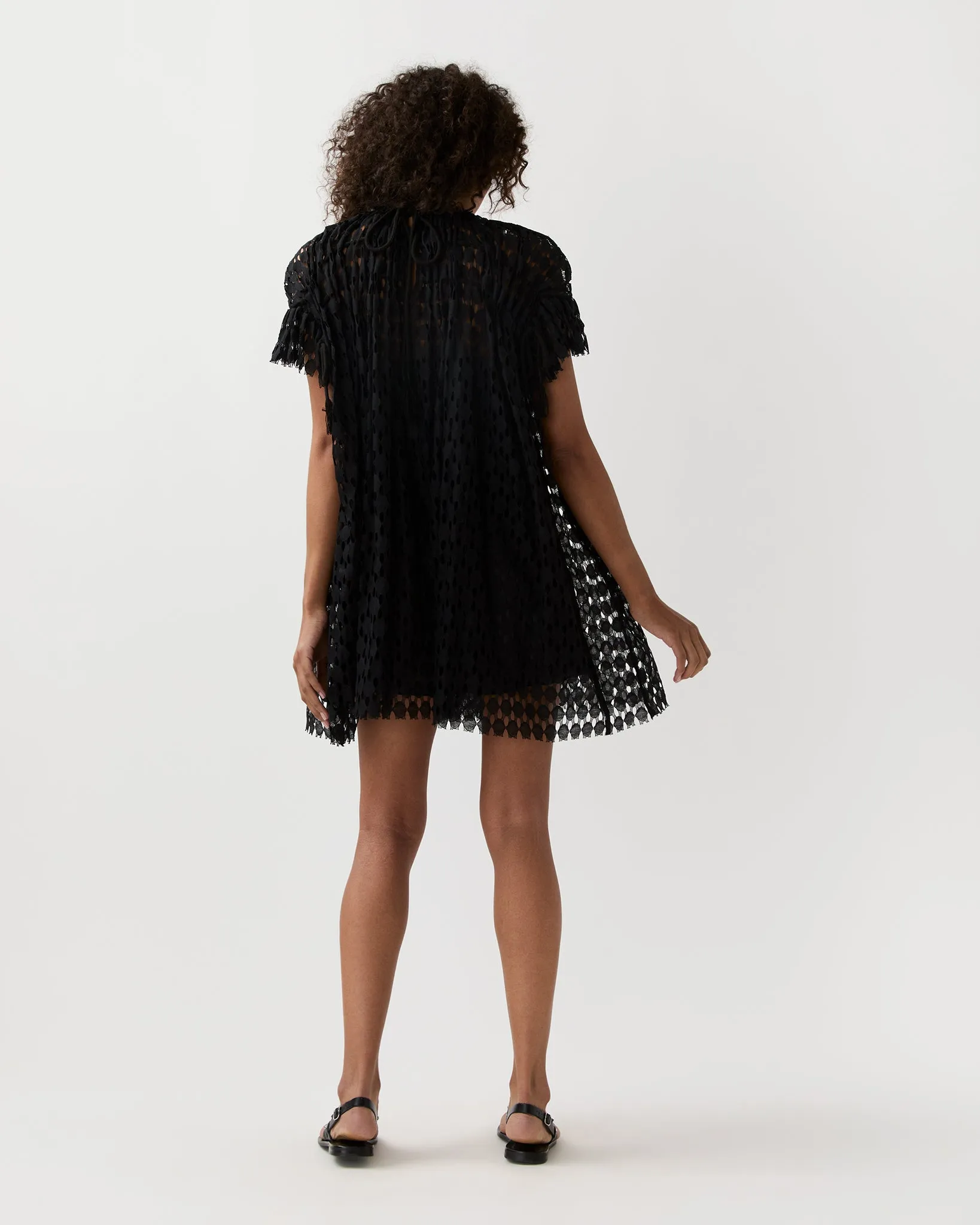 Layla Mini Dress in Noir sold by Mashburn product image thumbnail 5