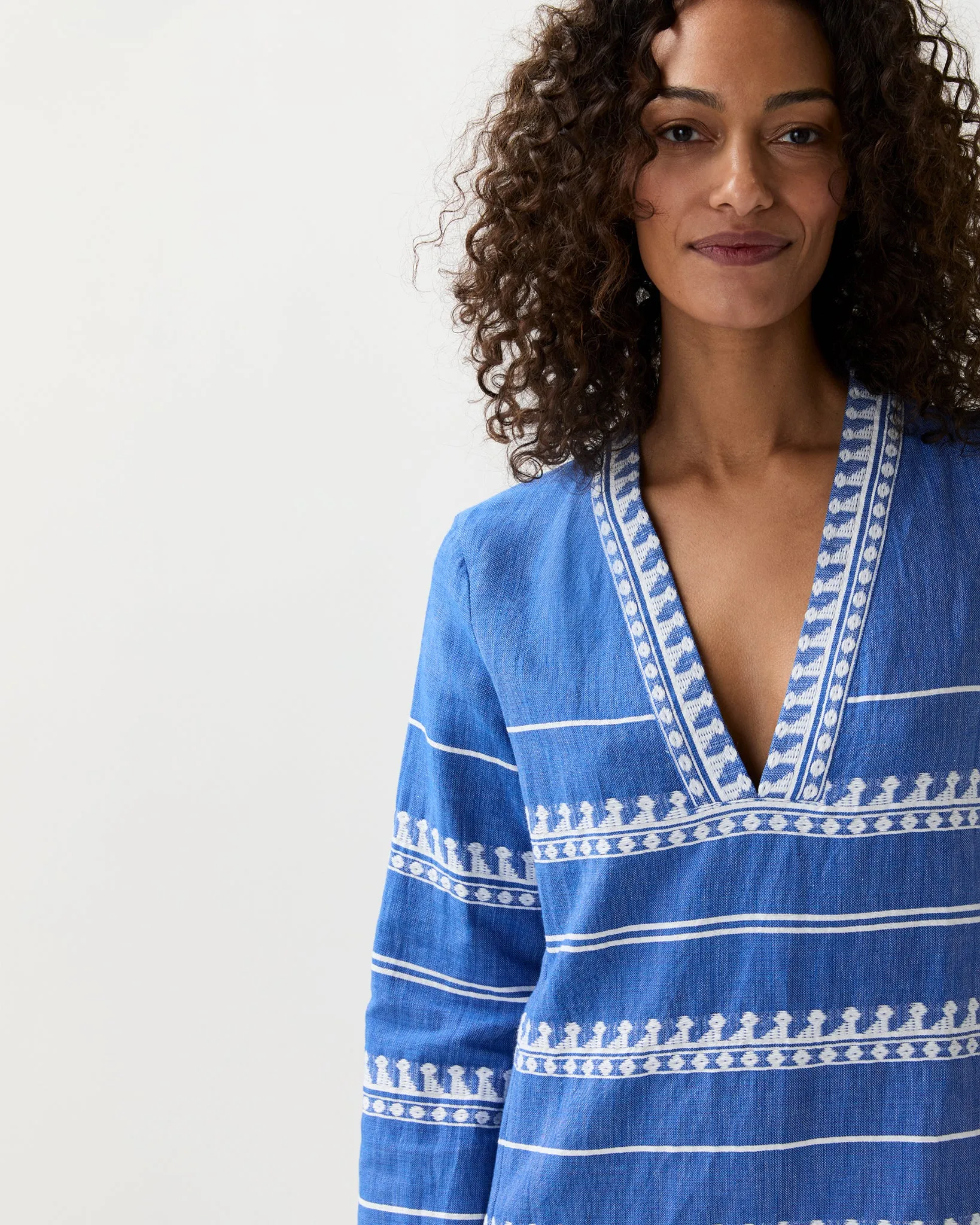 Raey Column Dress in Tebibi Blue sold by Mashburn product image thumbnail 3