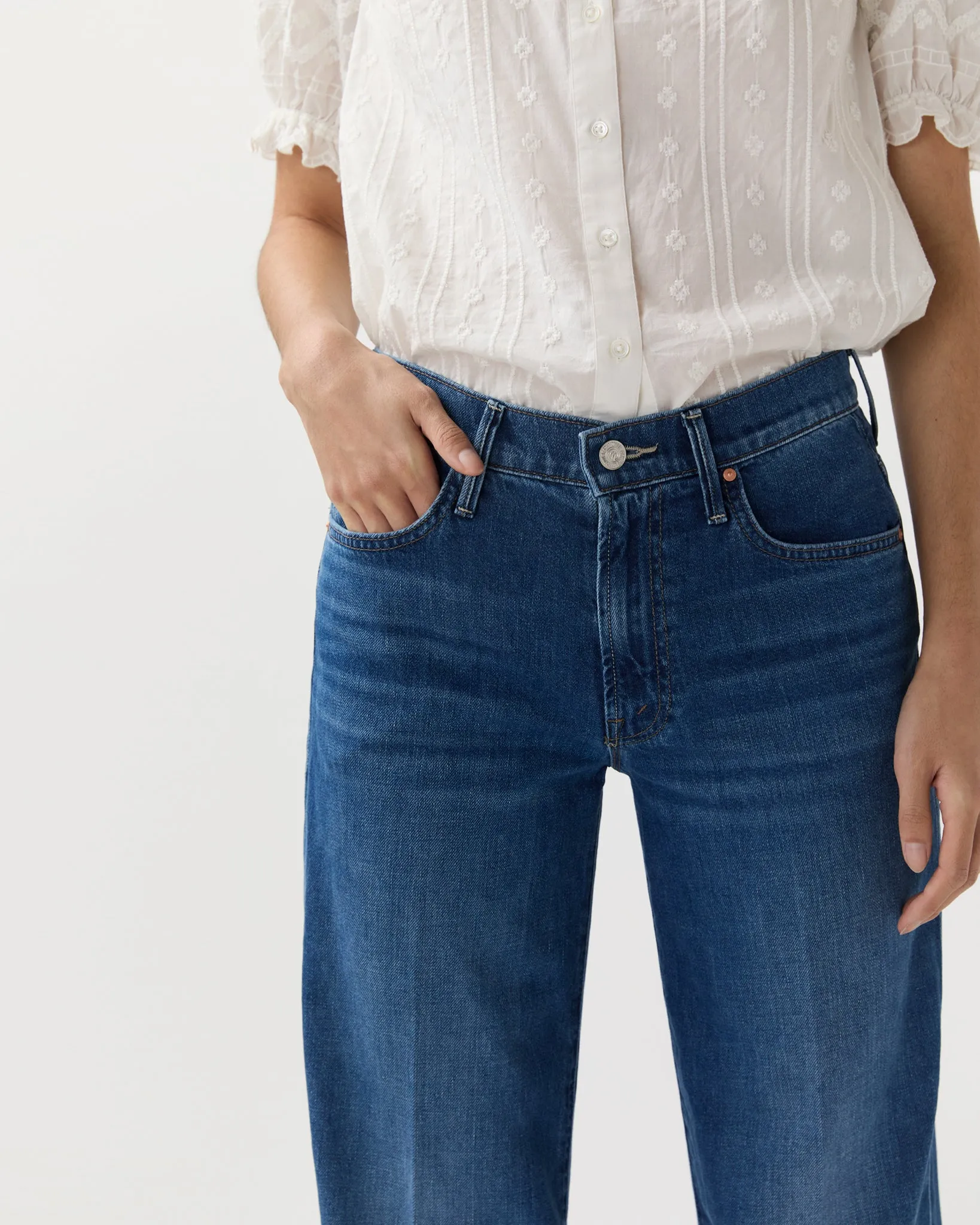 The Mid Rise Maven Skimp Jean in Big Tipper sold by Mashburn product image thumbnail 2