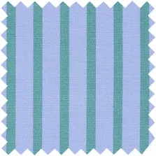 Made-to-Measure Shirt in Sky/Teal Stripe Poplin sold by Mashburn