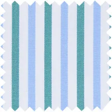 Made-to-Measure Shirt in Bluegrass/Sky Multi Stripe Poplin sold by Mashburn