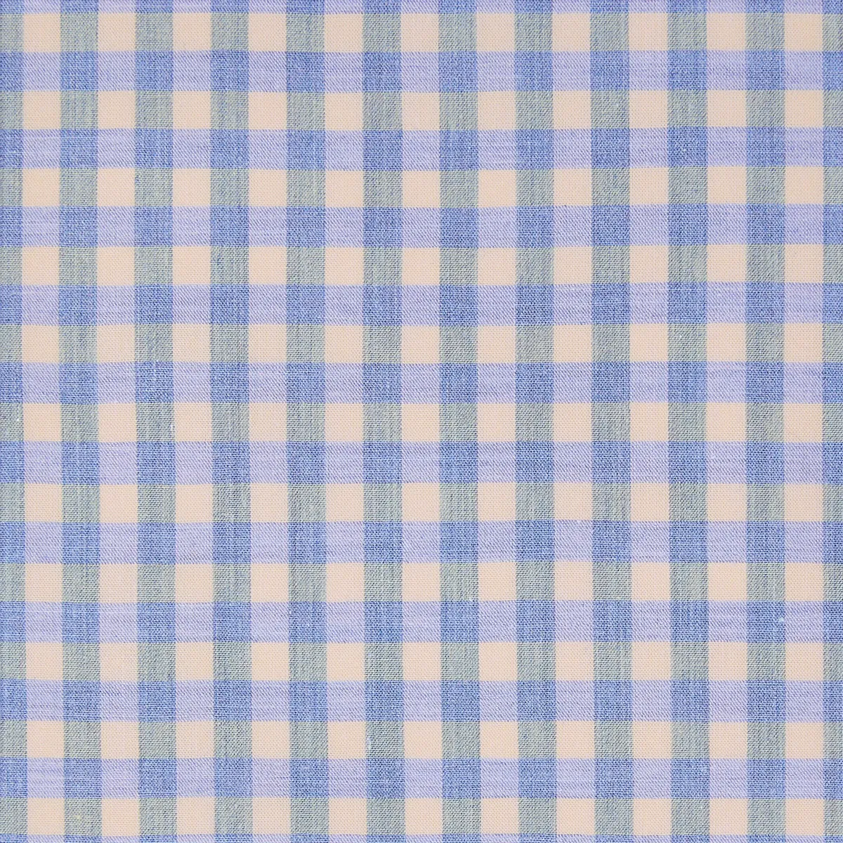 Made-to-Measure Shirt in Heather Sky/Mango Gingham Poplin sold by Mashburn product image thumbnail 2