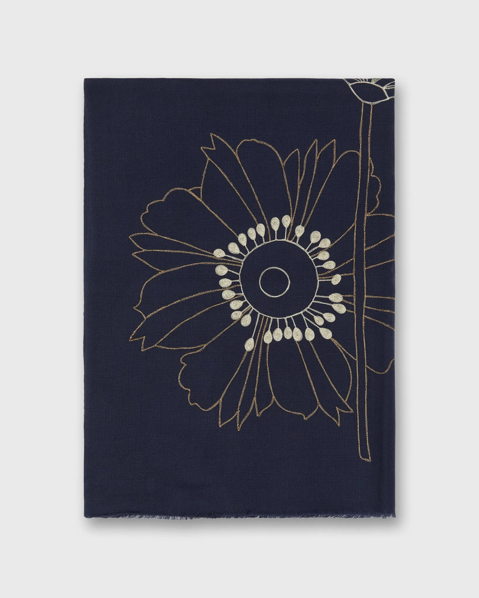 Ballet Scarf in Navy sold by Mashburn product image thumbnail 2