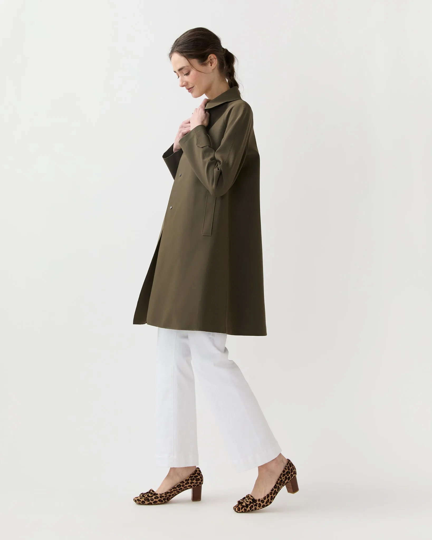 Mac Coat in Dark Khaki sold by Mashburn product image thumbnail 3