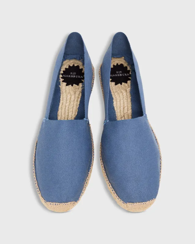 Classic Espadrille in Pacific Canvas made by Sid Mashburn