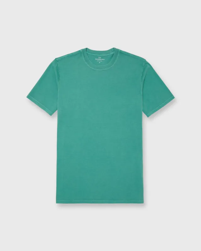 Short-Sleeved Tee in Lovat Pima Cotton made by Sid Mashburn