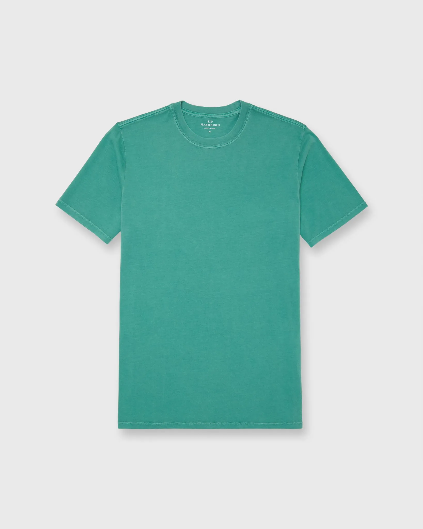 Short-Sleeved Tee in Lovat Pima Cotton sold by Mashburn