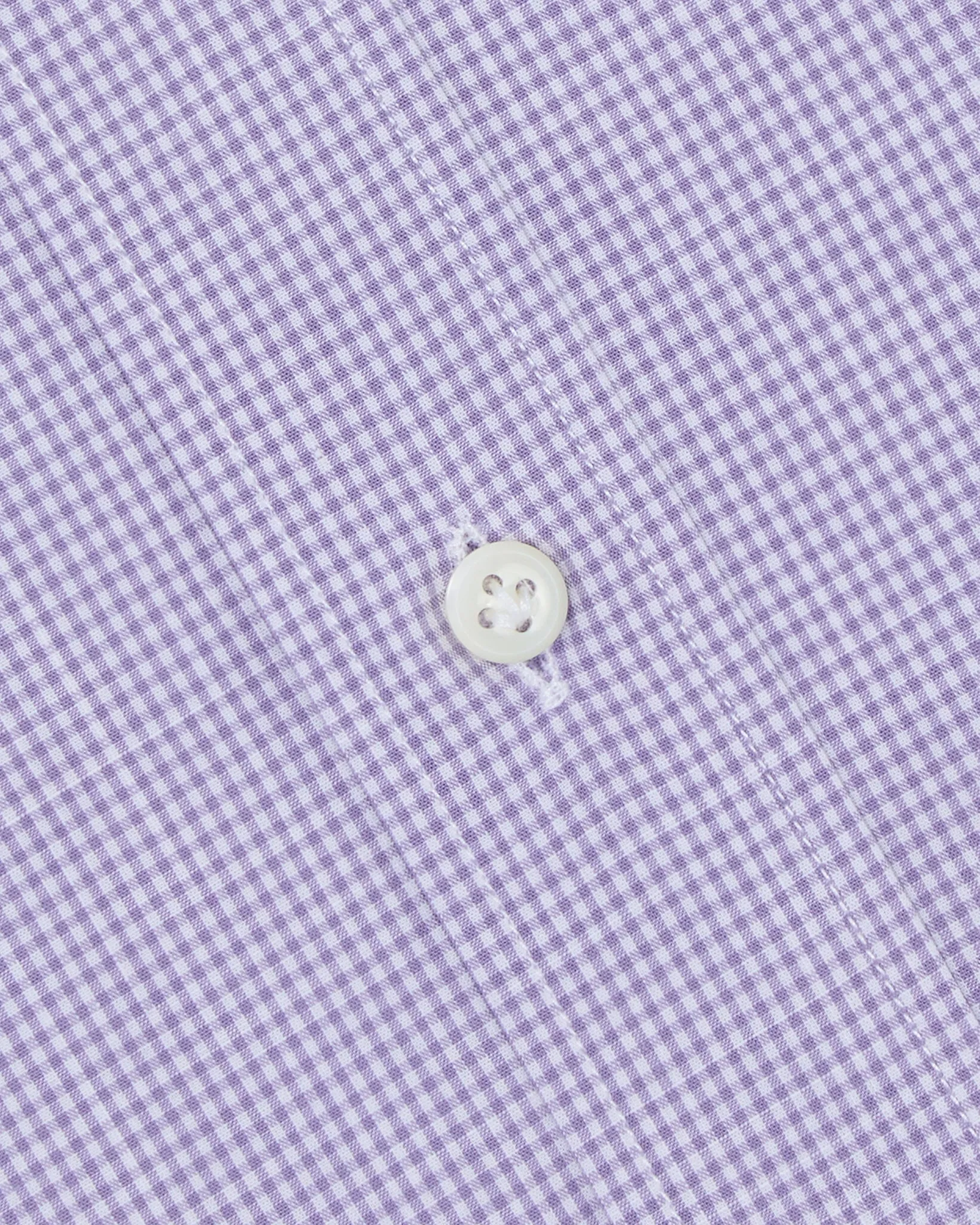 Otto Handmade Sport Shirt in Lavender Micro Gingham Chambray sold by Mashburn product image thumbnail 4