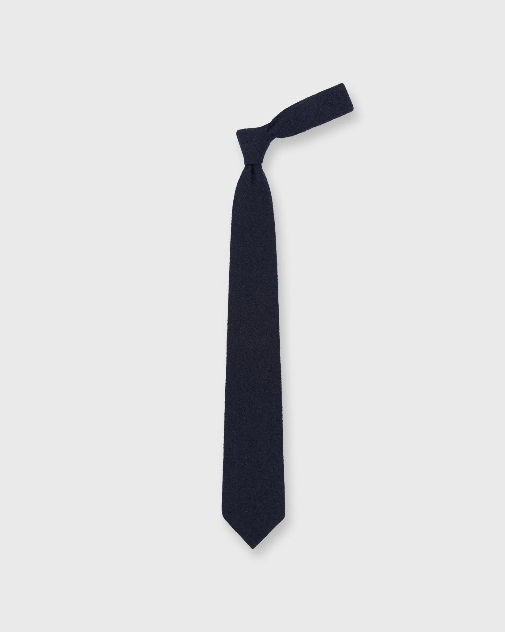 Silk Jacquard Tie in Midnight sold by Mashburn product image thumbnail 3