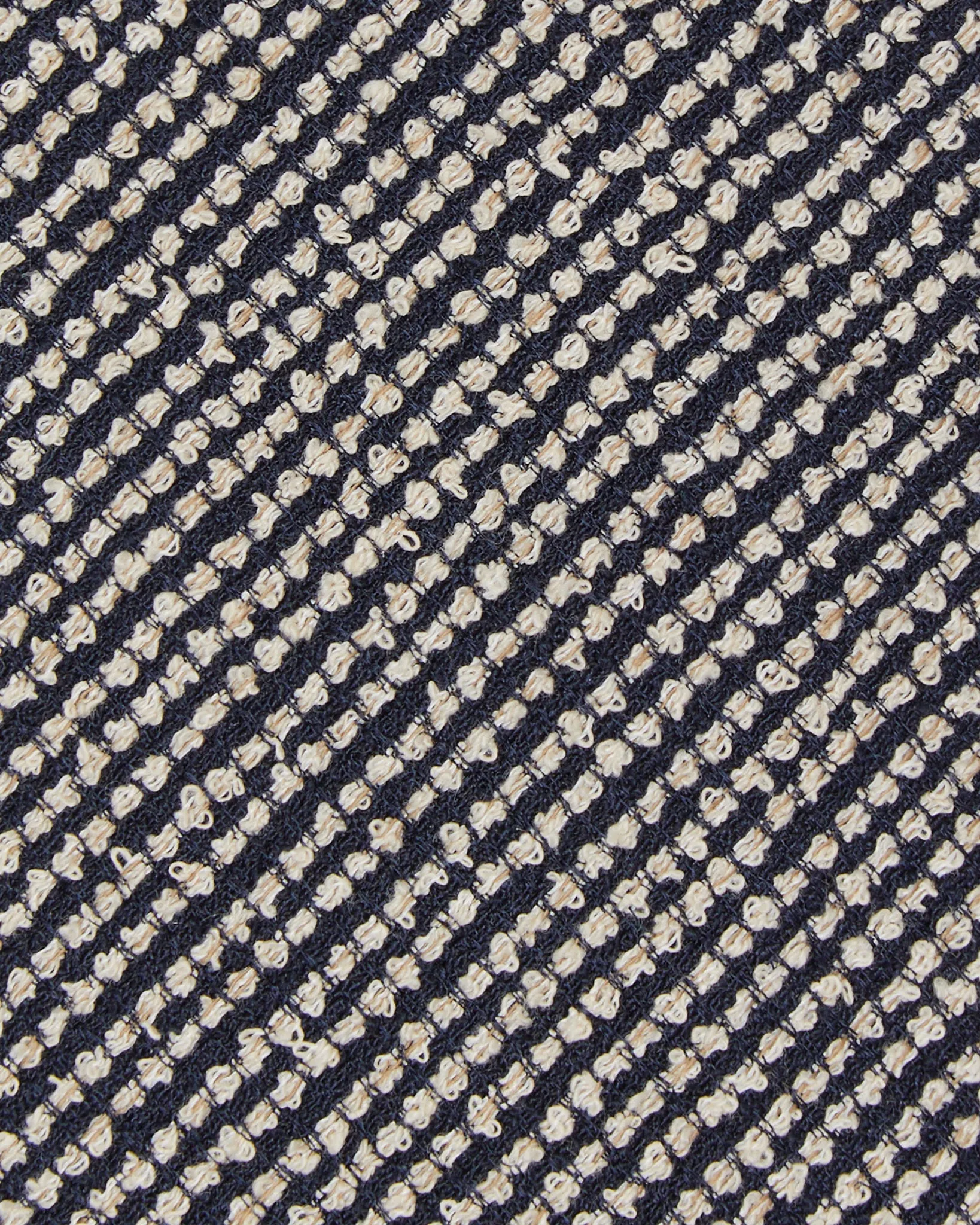 Silk Jacquard Tie in Midnight/Bone sold by Mashburn product image thumbnail 2