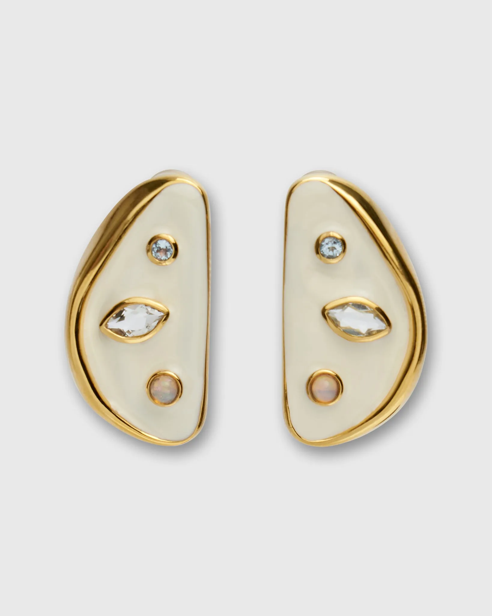 Isola Stud Earrings in Sea Salt sold by Mashburn product image thumbnail 2