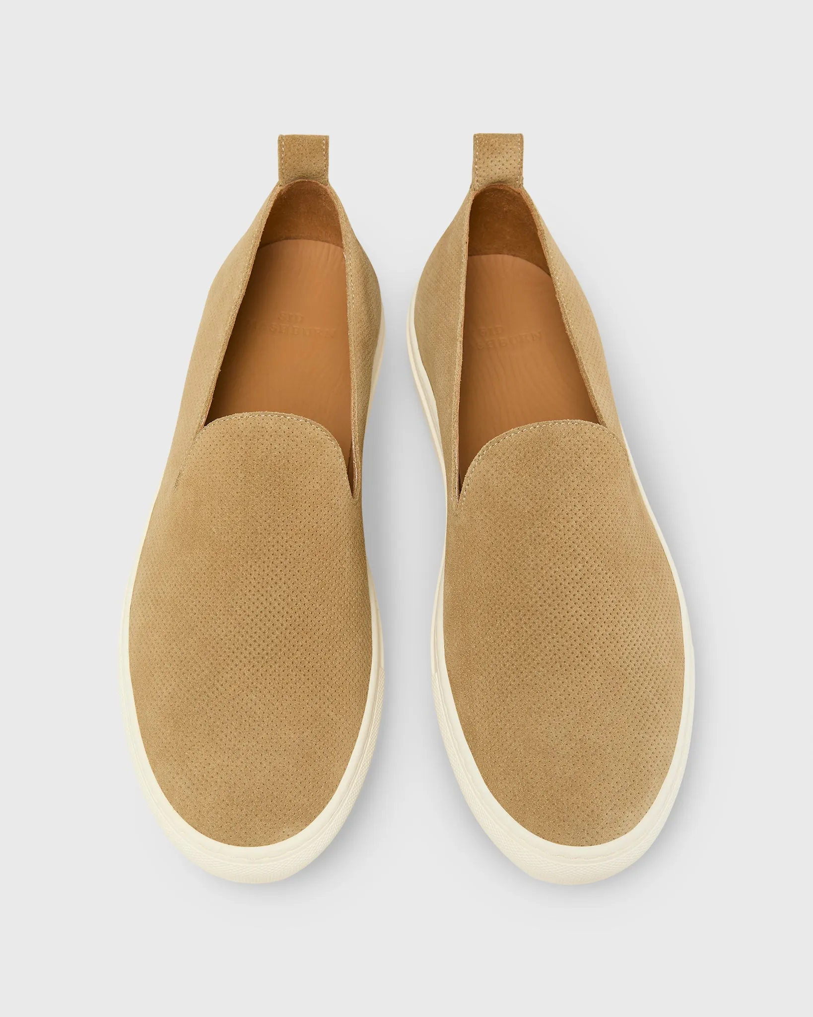 Slip-On Sneaker in Sand Suede sold by Mashburn