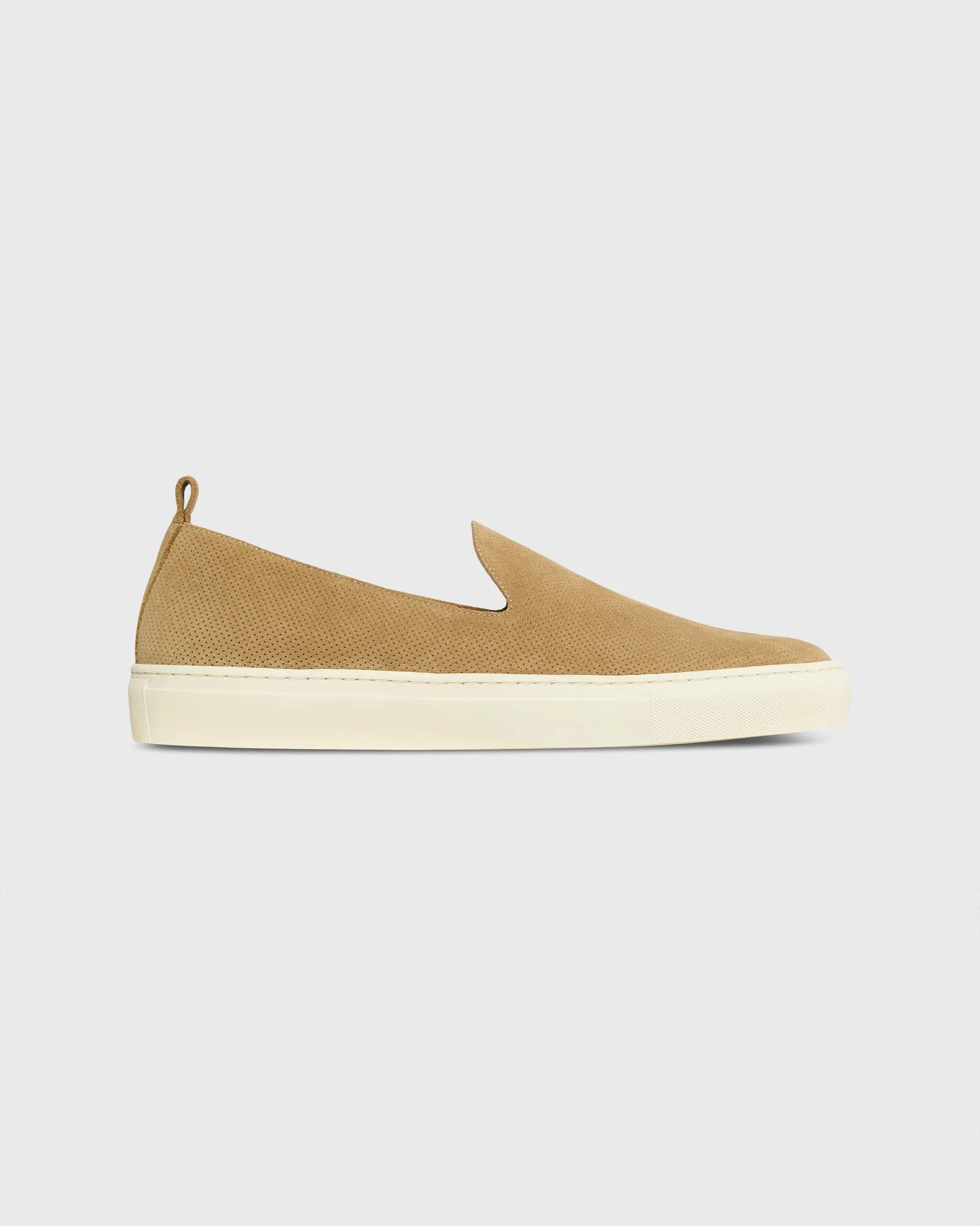 Slip-On Sneaker in Sand Suede sold by Mashburn product image thumbnail 2