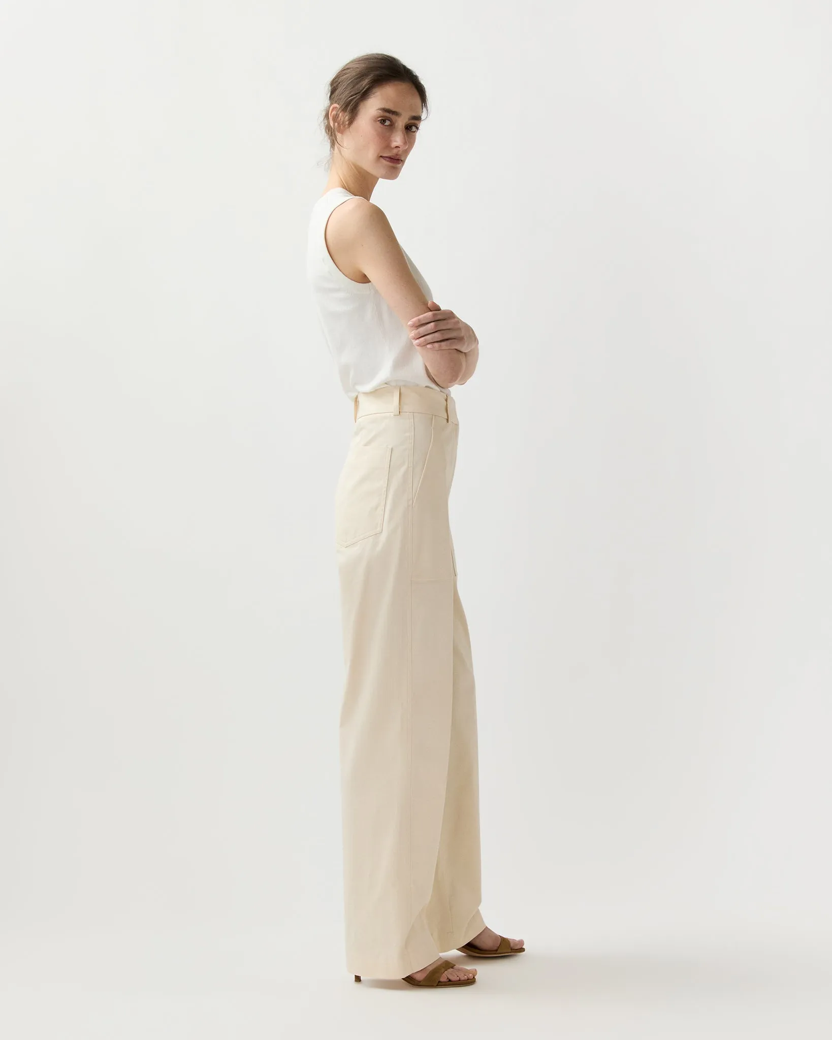 Jaber Pant in Marble sold by Mashburn product image thumbnail 4