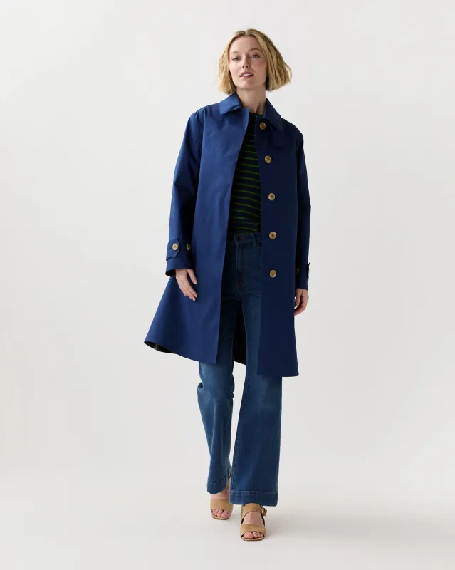 Banton Coat in Blue Depth made by Mackintosh