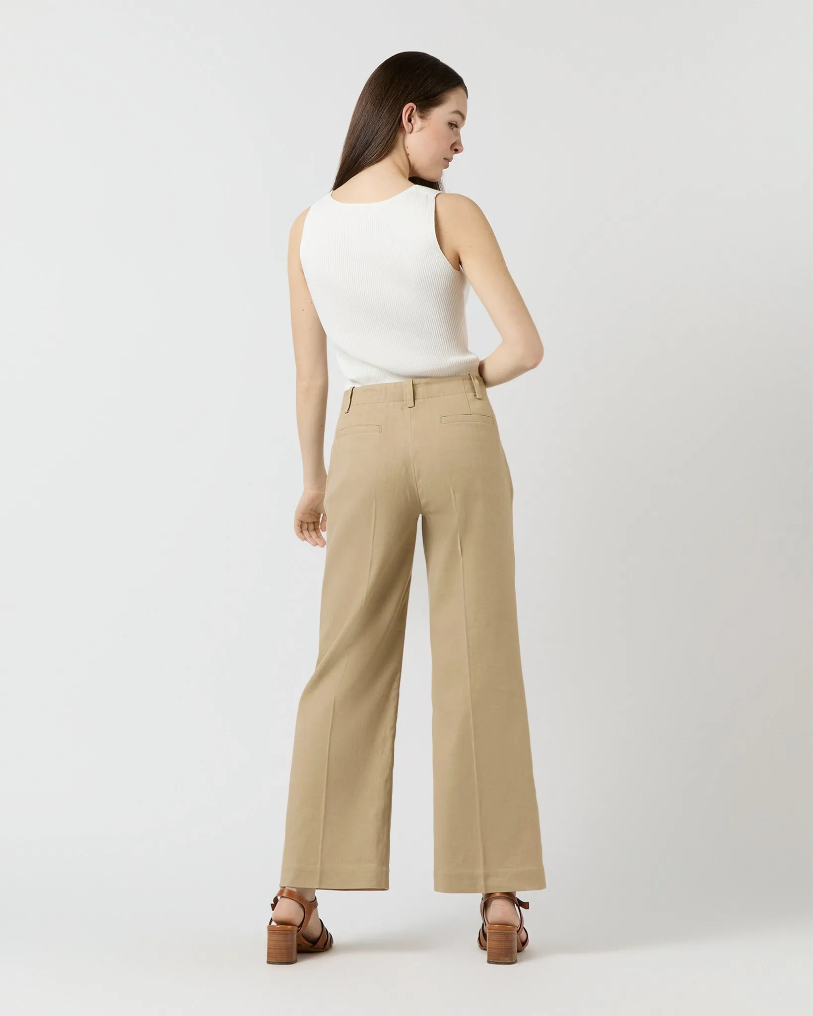 Nia Shell in Chalk Ice Cotton sold by Mashburn product image thumbnail 4