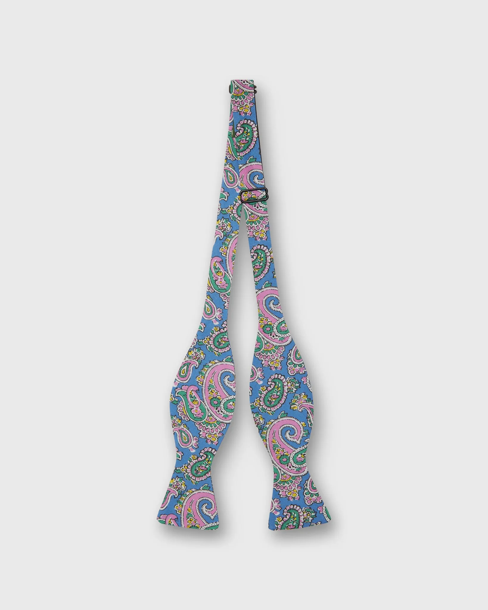 Silk Bow Tie in Blue Italian Paisley sold by Mashburn product image thumbnail 2