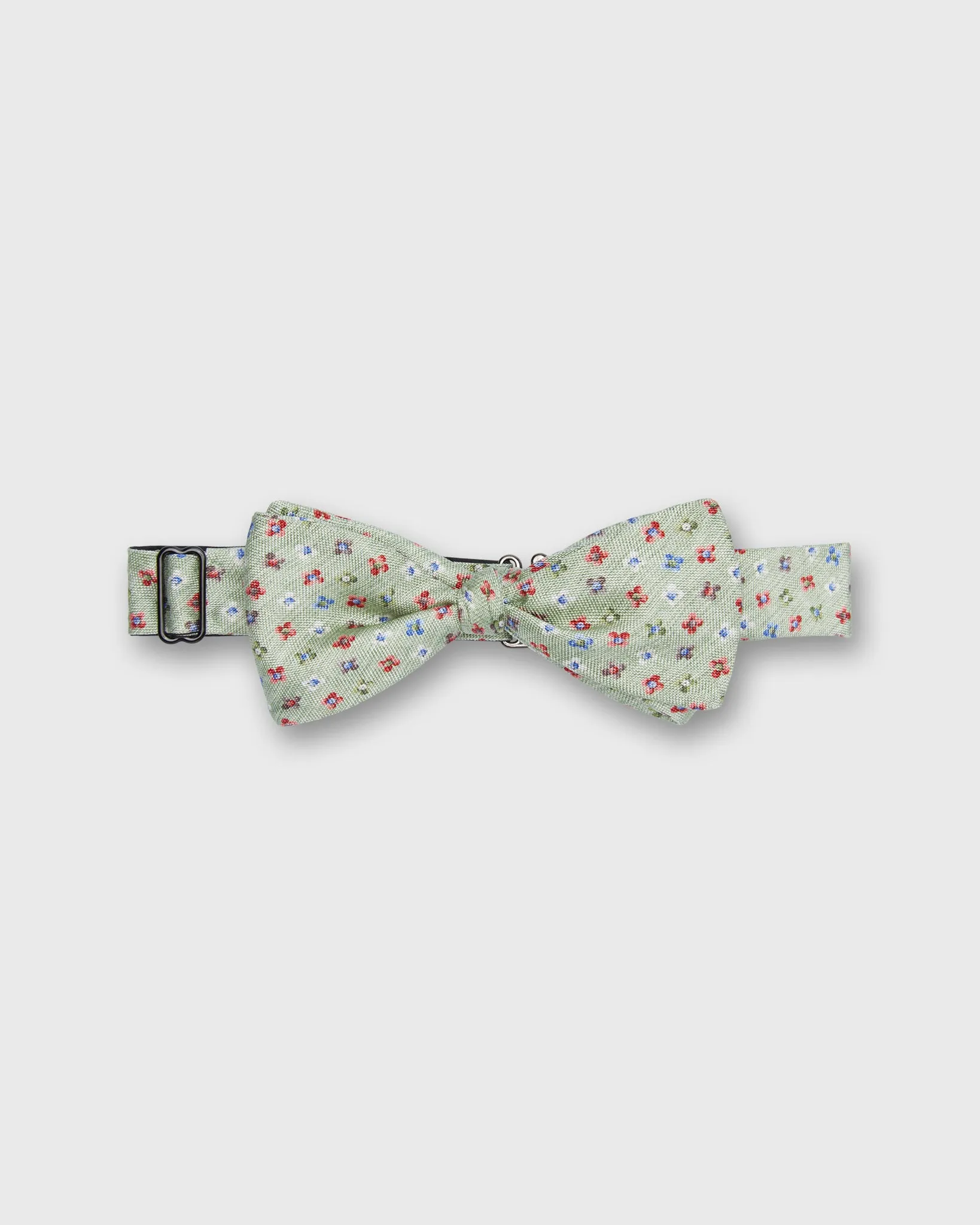 Silk Bow Tie in Sage Catherine Floral sold by Mashburn