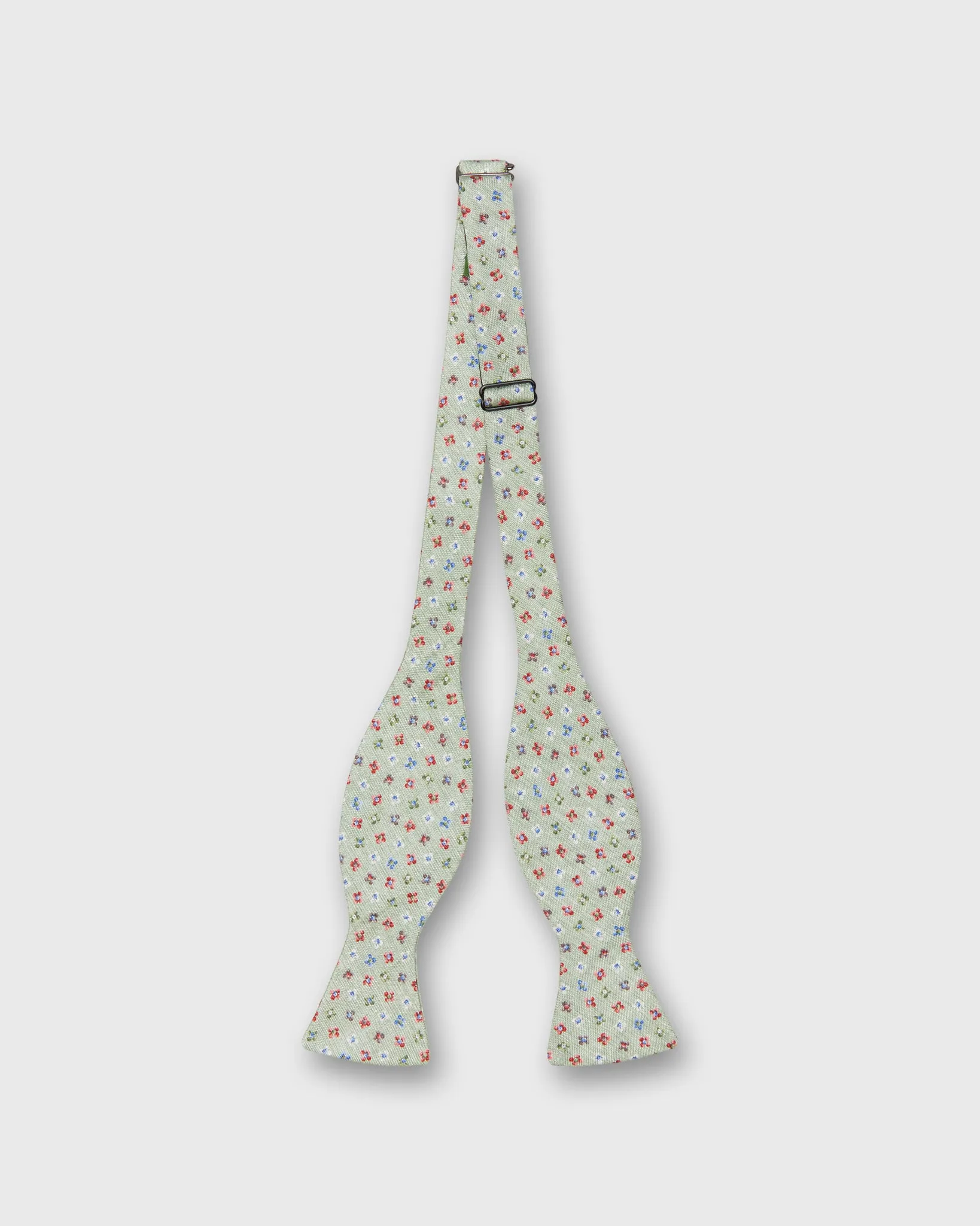 Silk Bow Tie in Sage Catherine Floral sold by Mashburn product image thumbnail 2