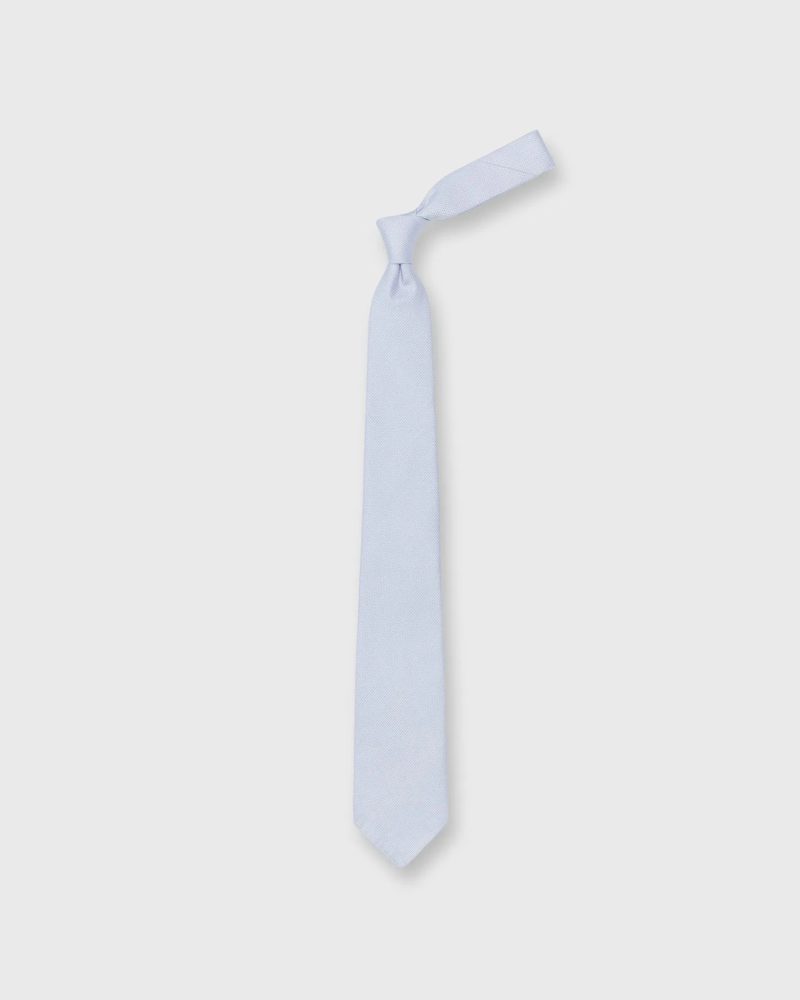 Silk Jacquard Tie in Sky sold by Mashburn product image thumbnail 3