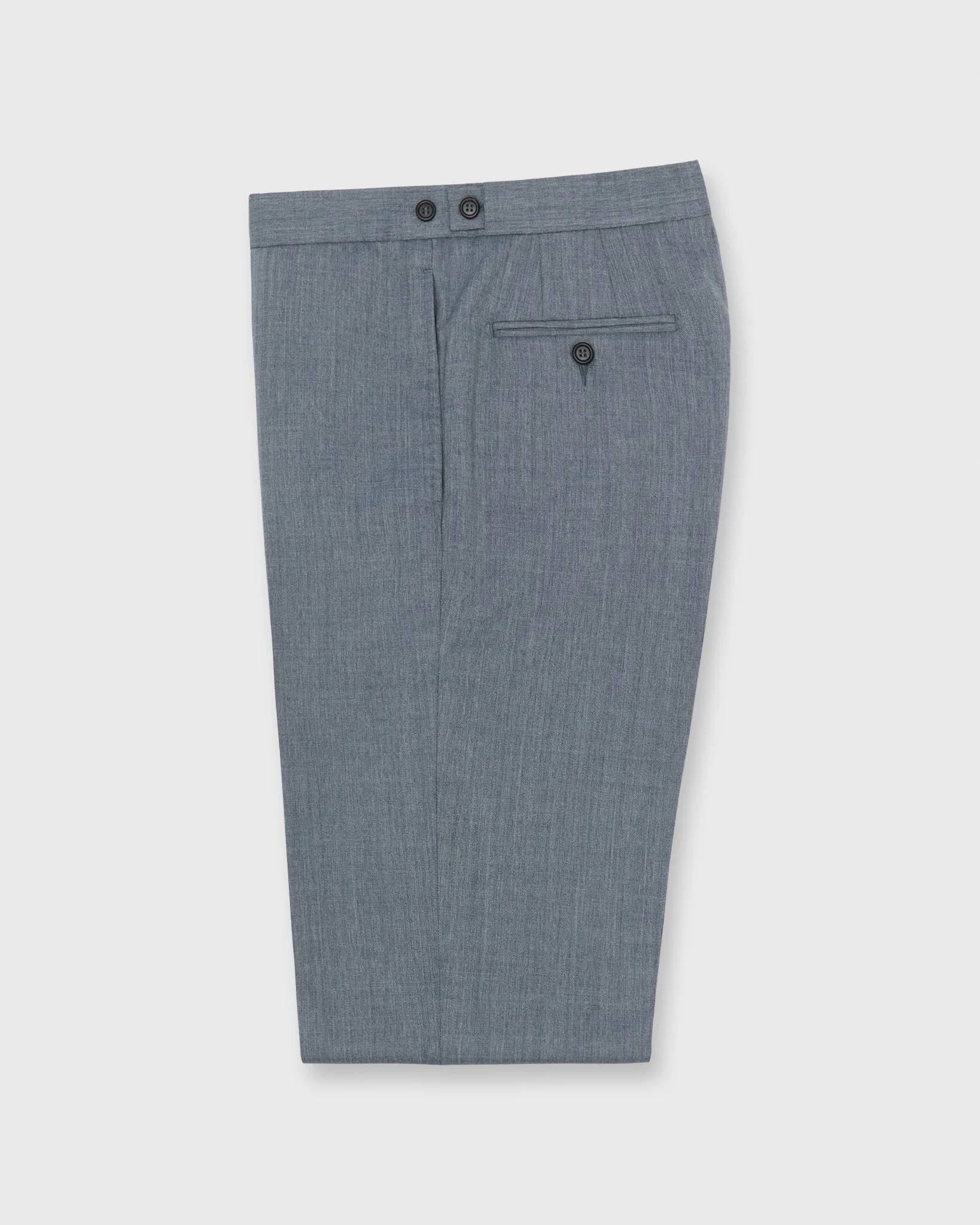 Side-Tab Dress Trouser in Slate Tropical Wool sold by Mashburn product image thumbnail 2