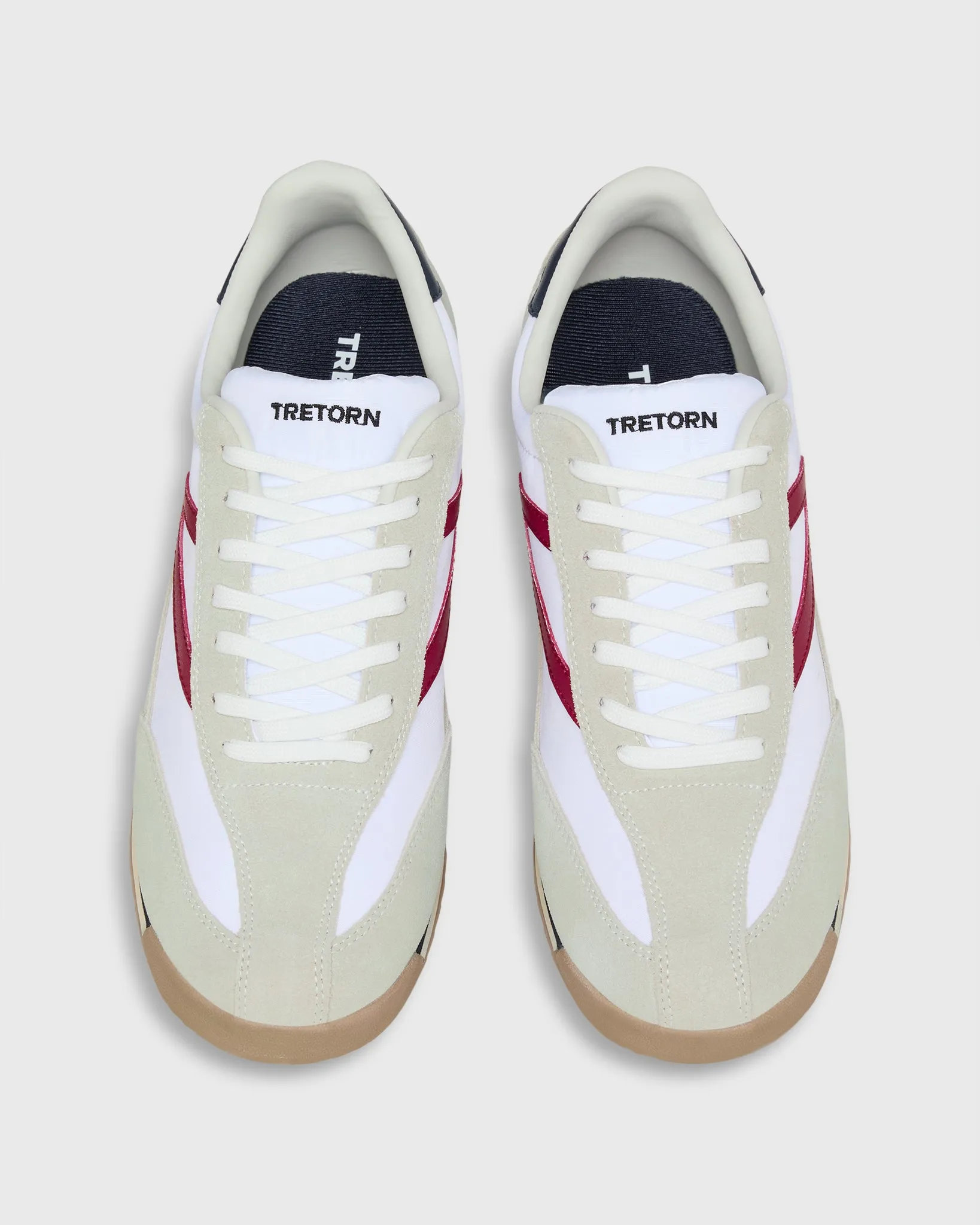 Men's Rawlins Sneaker in White/Red sold by Mashburn