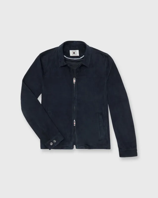 Juan Jacket in Navy made by Mashburn