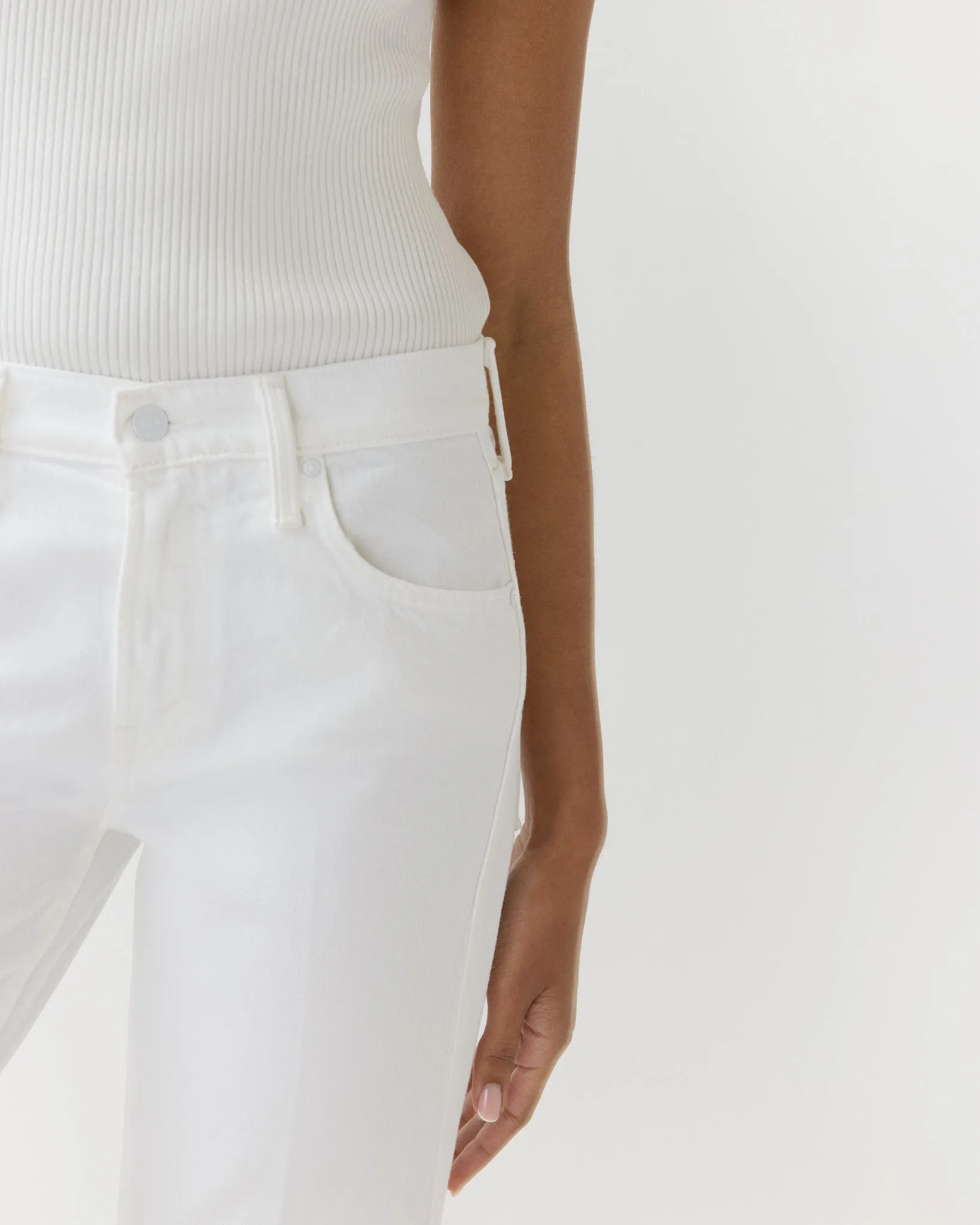 The Bookie Skimp Jean in Picket Fence sold by Mashburn product image thumbnail 3