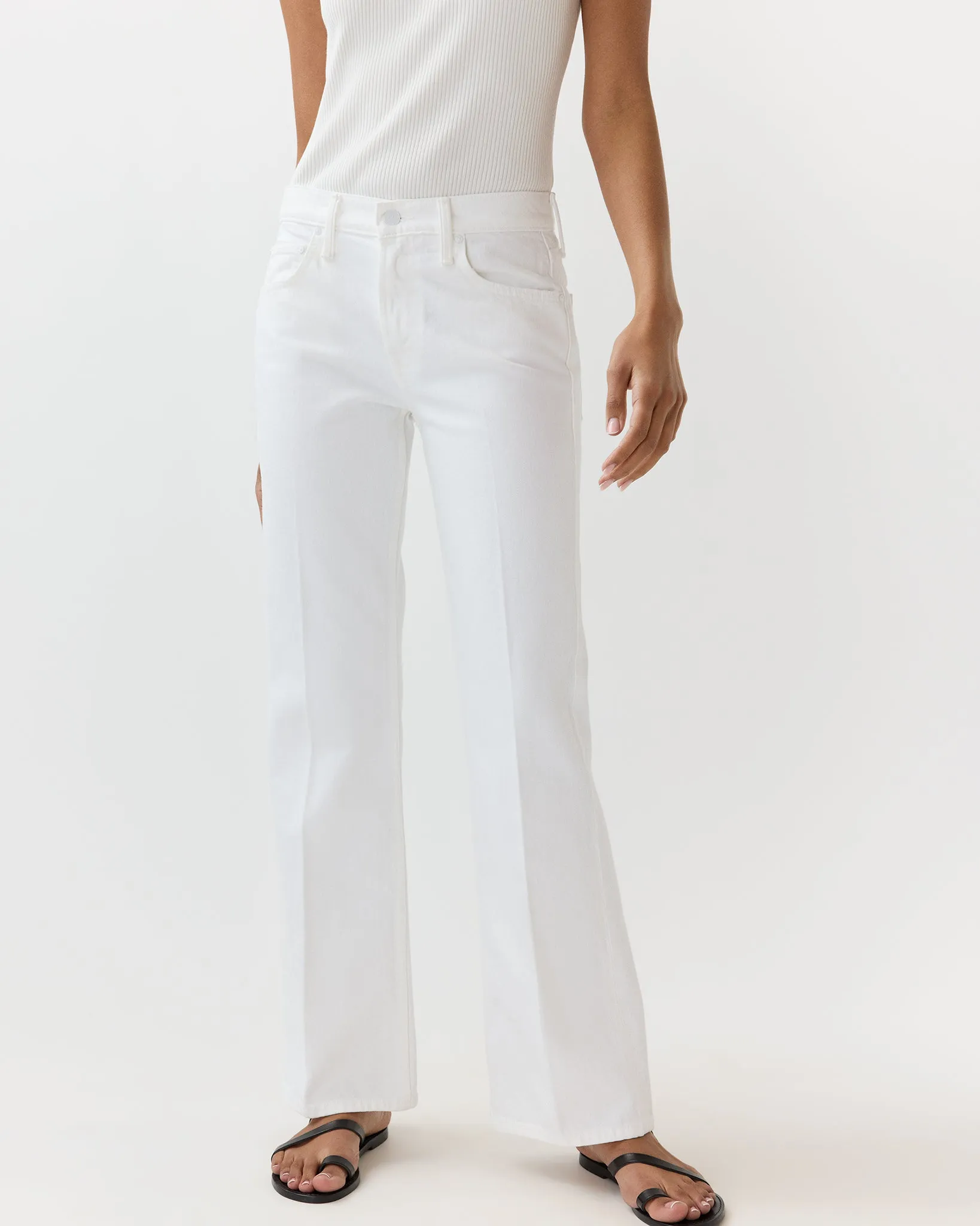 The Bookie Skimp Jean in Picket Fence sold by Mashburn product image thumbnail 2