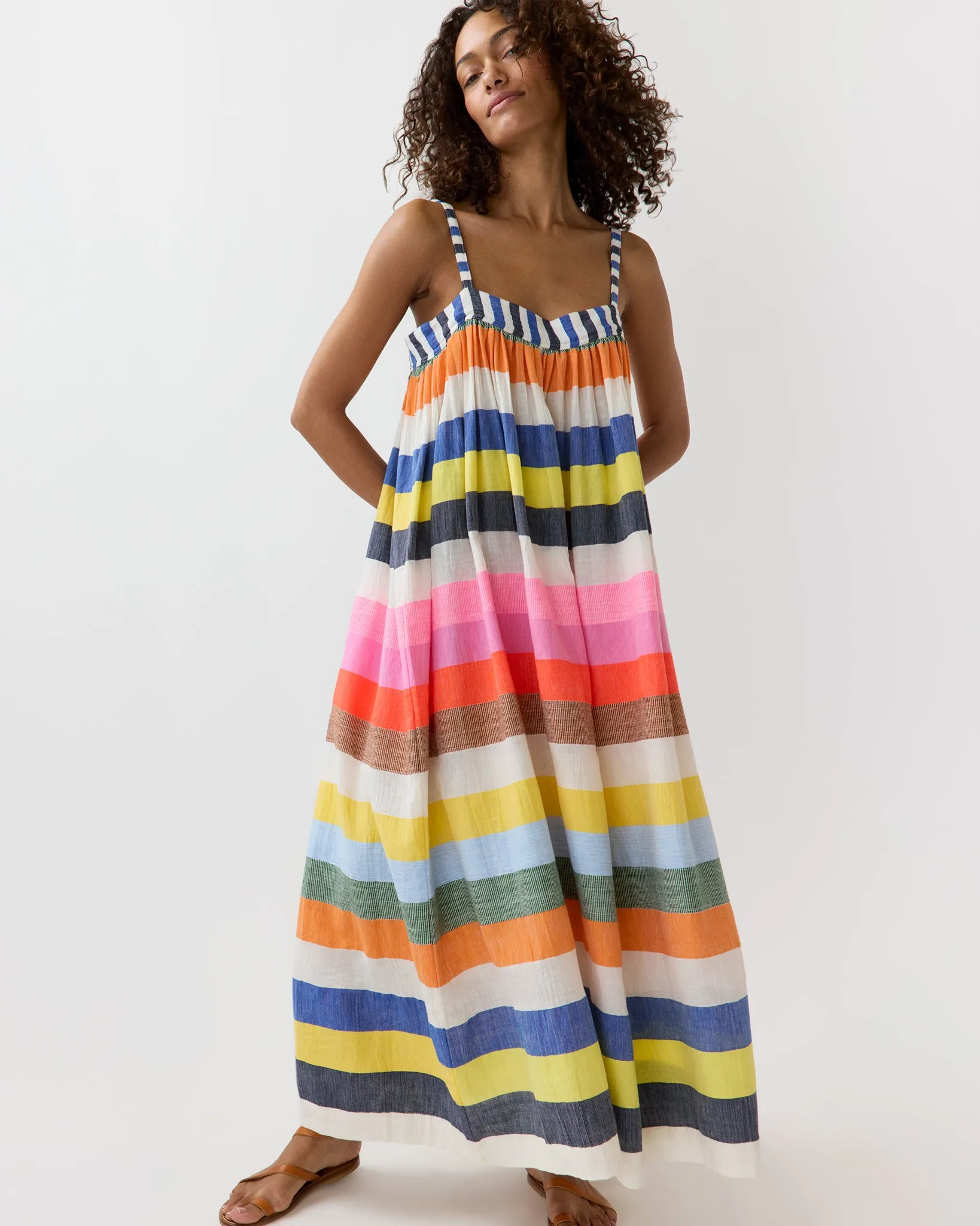 Eda Slip Dress in Partiti Fiesta sold by Mashburn product image thumbnail 2