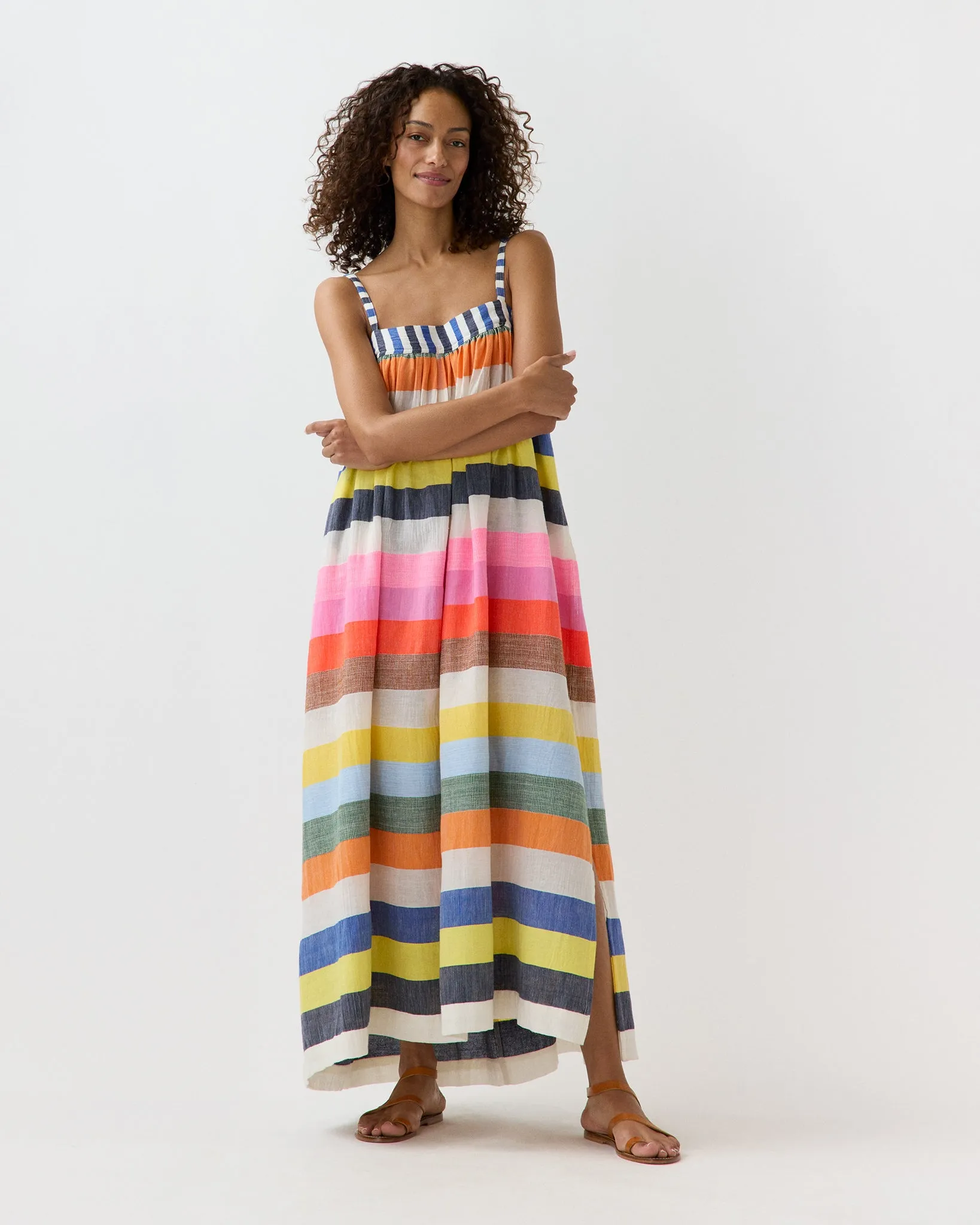 Eda Slip Dress in Partiti Fiesta sold by Mashburn product image thumbnail 5