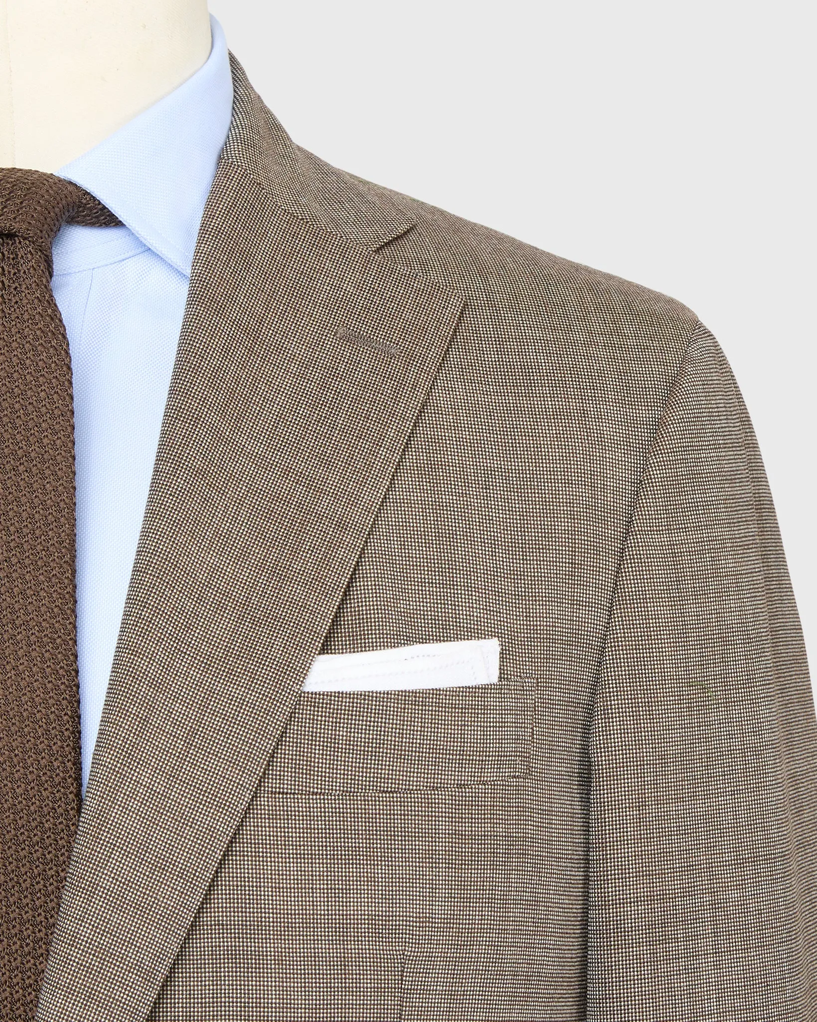 Kincaid No. 3 Suit in Chocolate Nailhead sold by Mashburn product image thumbnail 2