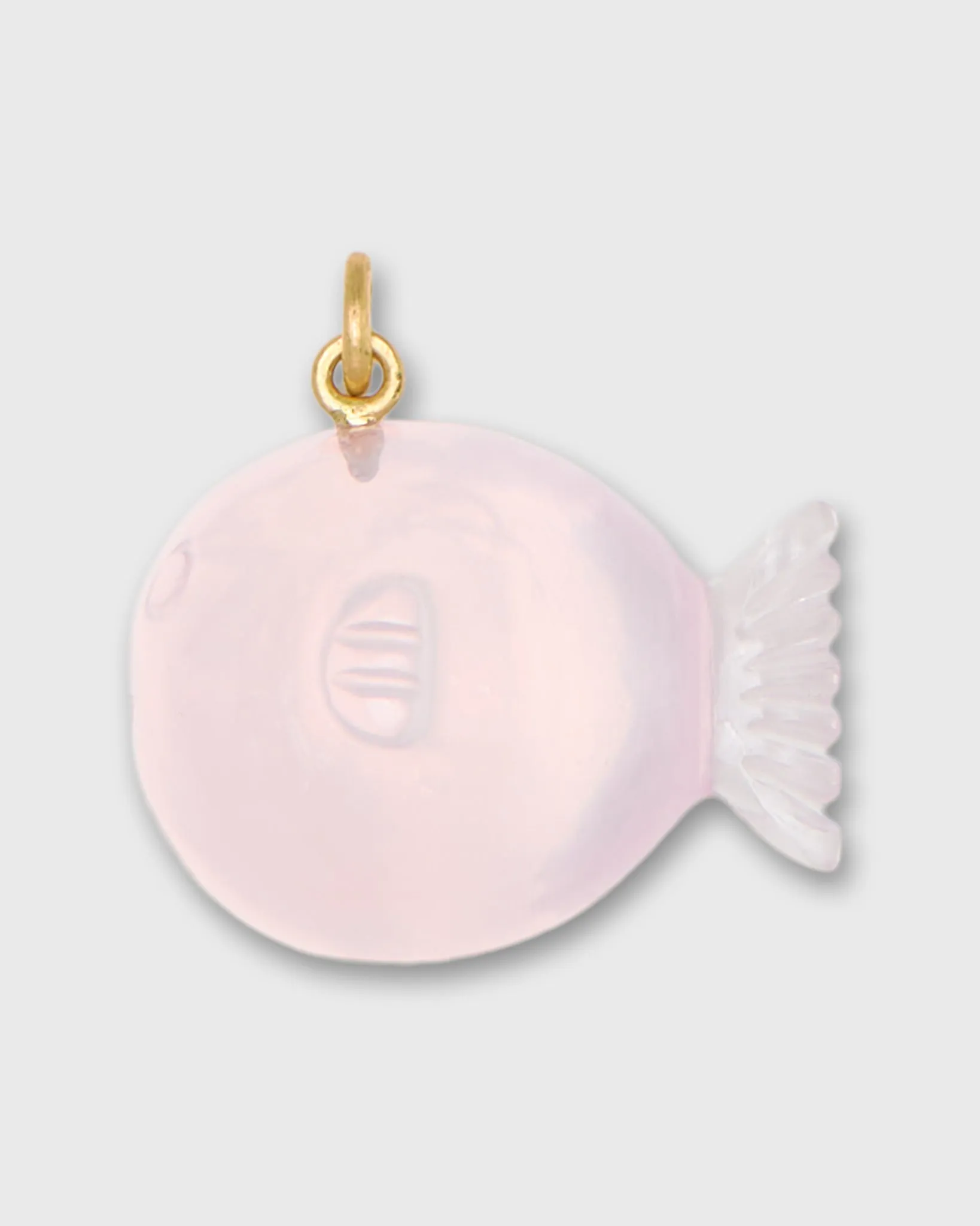Puffer Fish Pendant in Rose Quartz sold by Mashburn product image thumbnail 3