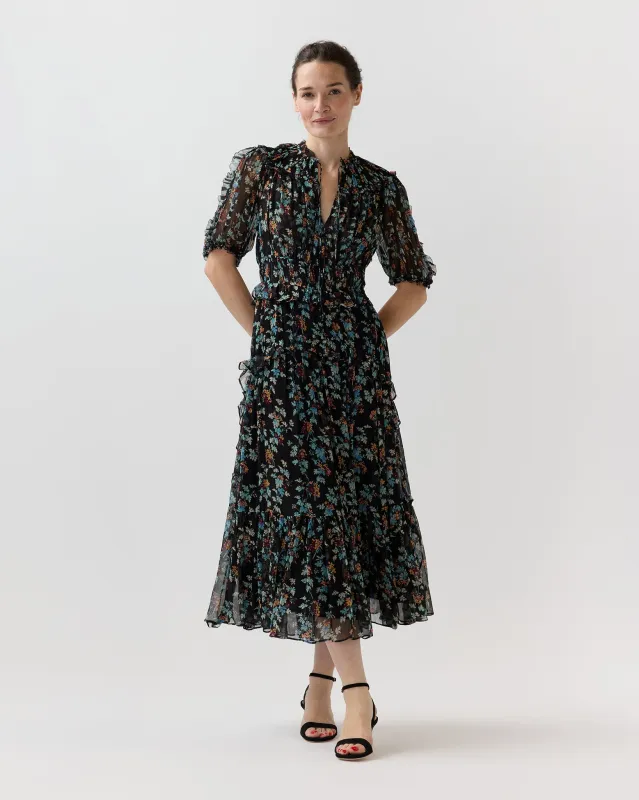 Wren Dress in Nightshade made by Ulla Johnson